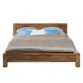 Łóżko 160x200 Drewno Palisander