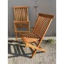 Krzesło ogrodowe z drewna tekowego 89x62x46  Toledo
