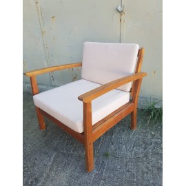 Fotel ogrodowy drewniany 81x73x69 Patio Sense Lio