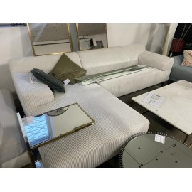 Sofa narożna lewostronna 260x180 sztruks  WEST11  Rolf Benz