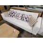 Sofa rozkładana 3 os 238x84x85 odcień bieli  WEST Josephine