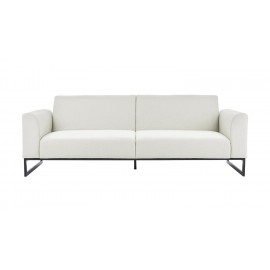 Sofa rozkładana 3 os 238x84x85 odcień bieli  WEST Josephine