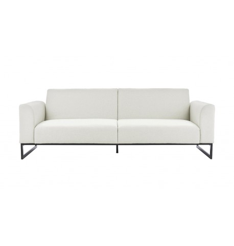 Sofa rozkładana 3 os 238x84x85 odcień bieli  WEST Josephine