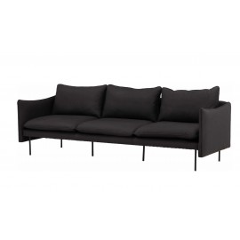 Sofa  3 os czarna 234x67x84 VEN1 Brunskar