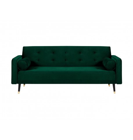 Sofa 3 os rozkładana 112x188 ciemno zielona WEST Gia