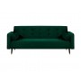 Sofa 3 os rozkładana 112x188 ciemno zielona WEST Gia