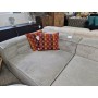 Sofa prosta szary sztruks 3 os W124 Lennon