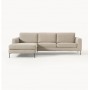 Sofa narożna lewostronna  WEST Cucita (3os.)
