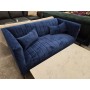 Sofa  granatowa aksamitna 160x85x74  Annite