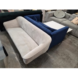 Sofa  granatowa aksamitna 160x85x74  Annite