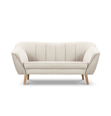 Sofa beżowa aksamitna  180x71x77 Milo Casa Marcello