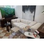 Sofa beżowa tkanina 235x95x72  Theo