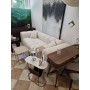 Sofa beżowa tkanina 235x95x72  Theo