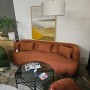 Sofa Windsor & Co ceglany boucle 226x73x90  Aldrin