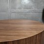 Stolik kawowy Dan 80x30 ciemne drewno