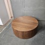 Stolik kawowy Dan 80x30 ciemne drewno