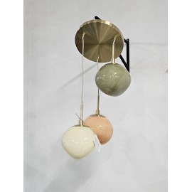 Lampa sufitowa ze szkła opalowego  Josie