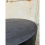 stolik kawowy czarny mdf złota podstawa 90x35
