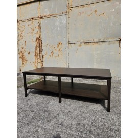wyprzedażowy stolik kawowy 140x60x46 brązowy fornir