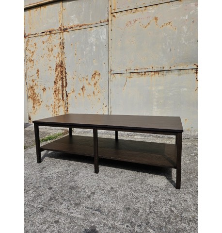 wyprzedażowy stolik kawowy 140x60x46 brązowy fornir