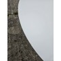 Stół biały wyprzedażowy okrągły 110x73