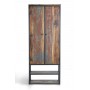 Szafka 202x80x40 drewno mango metal GINER Y COLOMER