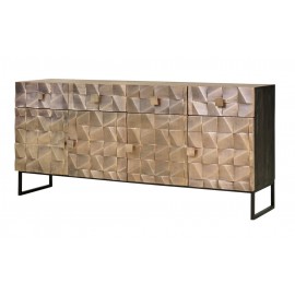 Komoda drewno mango i metal GINER Y COLOMER