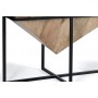 Stolik drewno mango podstawa metal GINER Y COLOMER