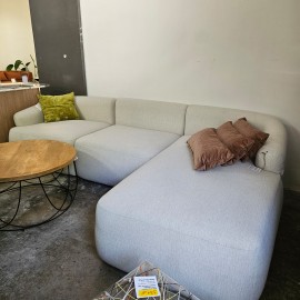 Sofa narożna prawostronna , modułowa Sofia (3-osobowa)