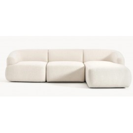 Sofa narożna prawostronna , modułowa Sofia (3-osobowa)