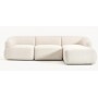 Sofa narożna prawostronna , modułowa Sofia (3-osobowa)