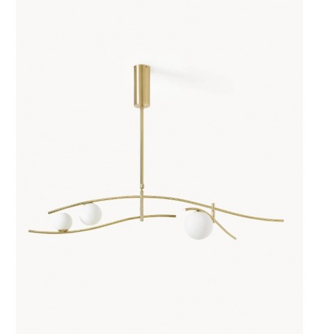 Lampa wisząca Nebo - odcienie złotego
