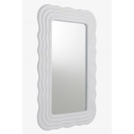 Lustro Jotex 80x50 w falistej ramie z żywicy epoksydowej  HUNTINGTON