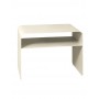 Stolik 60x44x40 beżowy z metalu WEST Cosmo