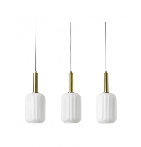 Lampa wiszaca ze szkła opalowego  WEST Candela