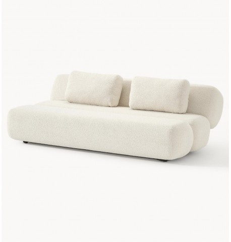 Sofa rozkładana beżowa 203x128x68  Caterpillar
