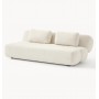 Sofa rozkładana beżowa 203x128x68  Caterpillar