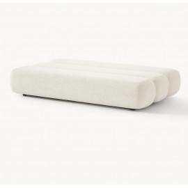 Sofa rozkładana beżowa 203x128x68  Caterpillar