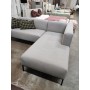 Sofa narożna prawostronna jasno szary Carrie