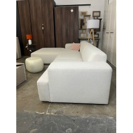 Sofa narożna lewostronna 319x195 beżowa  Melva