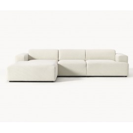 Sofa narożna lewostronna 319x195 beżowa  Melva