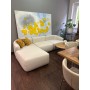 Sofa narożna lewostronna 277x185 beżowa  Sofia