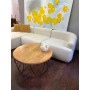 Sofa narożna lewostronna 277x185 beżowa  Sofia