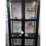 Witryna 98x193x33 czarna MDF WEST Wilma