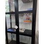 Witryna 98x193x33 czarna MDF WEST Wilma