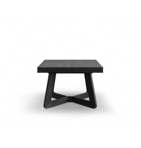 Stół Nodi 130-230/76 czarny rozkładany