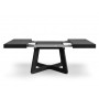 Stół Nodi 130-230/76 czarny rozkładany