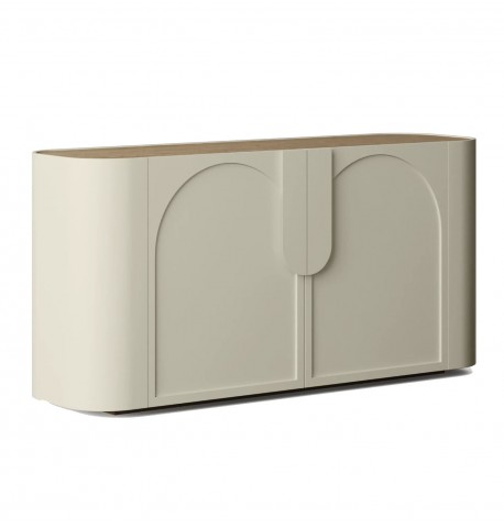 Komoda Jodie jasnobeżowa 160x46x79