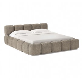 Łóżko Tayla 200x200 boucle taupe