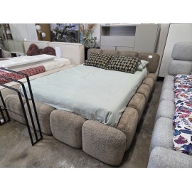 Łóżko z pojemnikiem na pościel 140x200 Teddy-Bouclé  WEST Tayla